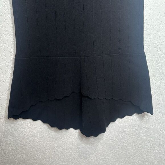 NWT L'Agence Asa Knit Midi Dress Medium Black - Picture 5 of 16